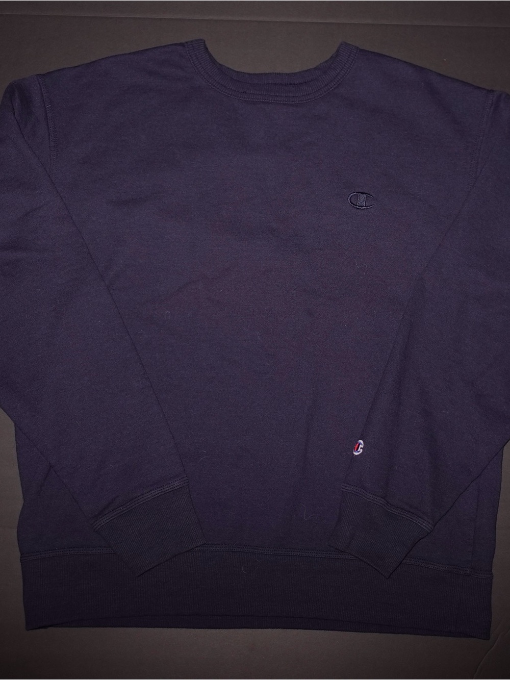 Champion Crewneck Sweatshirt in Deep Navy